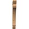 Ekena Millwork Legacy Slat Rough Sawn Bracket, Western Red Cedar, 4"W x 30"D x 36"H BKT04X30X36LEC06RWR - alternate 4